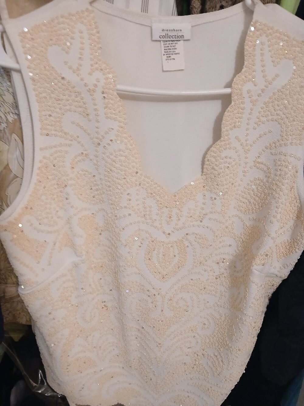 Beaded Dress Tank
